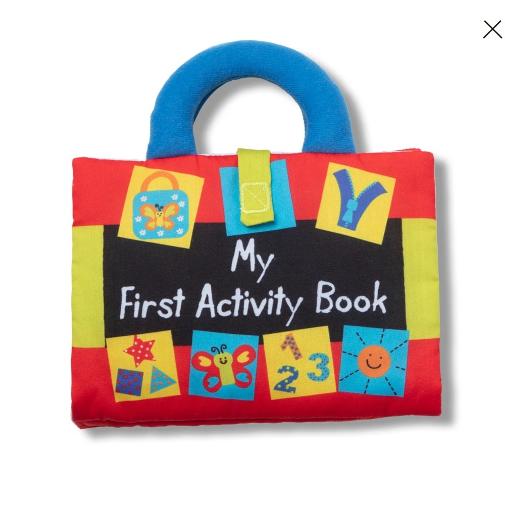 Melissa and Doug K’s Kids My First Activity Book Cloth Book